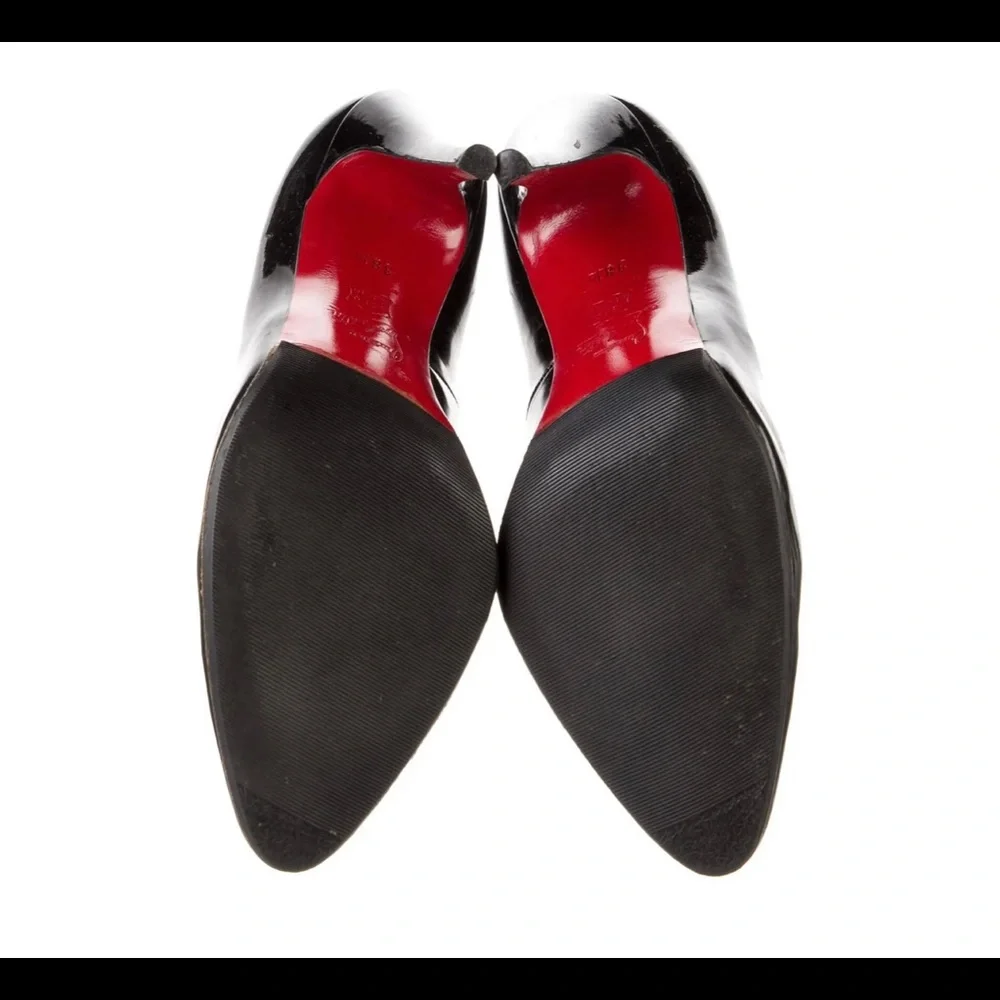 Christian Louboutin Patent Black Pumps 8.5 Box Included - Picture 9 of 9
